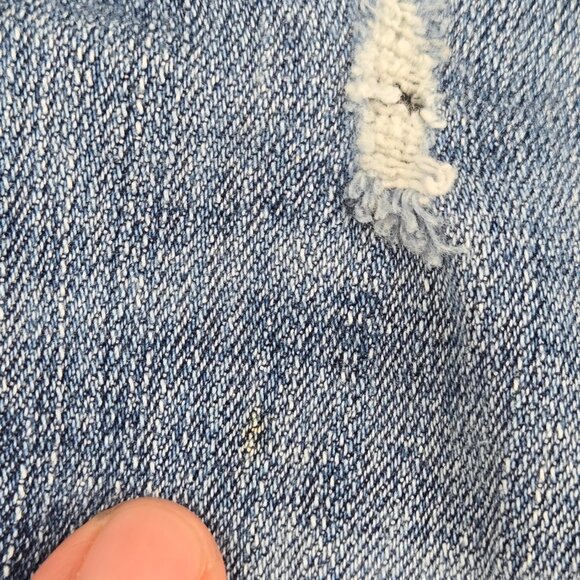 Ariat Real Jeans Womens 28x31 R Bootcut Raw Hem Distressed Low Rise Capitola - Picture 11 of 14